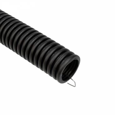 Труба гофриров ПНД HF (атмосферостойкая) черная 20 мм (100)
