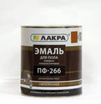 Эмаль ПФ-266 Лакра 3 кг желто-коричневая купить в каталоге интернет магазина СМИТ с доставкой по Улан-Удэ