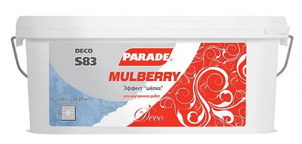 Декоративное покрытие PARADE S83 Mulberry с эффектом шелка 4кг