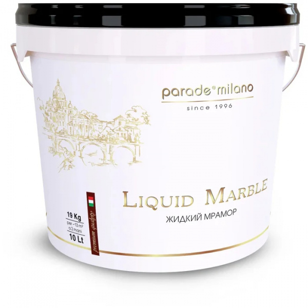 Декоративная штукатурка PARADE Liquid Marble с эффектом мрамора 10л