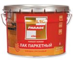 Лак паркетный алкидный полуматовый PARADE L10, 10л  купить в каталоге интернет магазина СМИТ с доставкой по Улан-Удэ