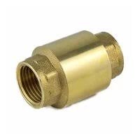 Клапан обратный горизонтальный  поворот. 1 1/4" латунь с EPDM