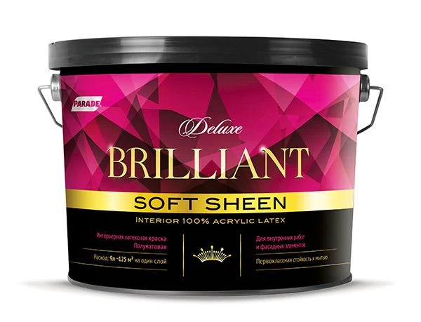 Краска в/д PARADE DELUXE Brilliant  soft sheen  А 2,7л