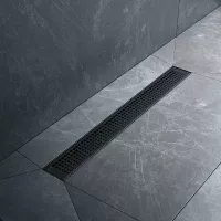 Трап линейный AM.PM MasterFlow,универсальный затвор Cut Gradient 60см цвет черн мат,W01SC-P11-060-01BM