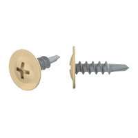 Саморез с прессшайбой 4,2*19 сверло RAL 1015 светл. слон. кость (Р)