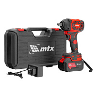 Гайковерт Matrix ударный CIWU-BL-20-600, 20В, 600Нм, 1/2, 1акк*4,0Ач, ЗУ, кейс