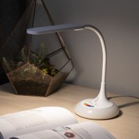 Светильник настольный с/д Эра NLED-481-10W-W с RGB ночником белый (Б0048591) купить в каталоге интернет магазина СМИТ с доставкой по Улан-Удэ