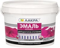 Эмаль акриловая для радиаторов Лакра  2,4л глянцевая купить в каталоге интернет магазина СМИТ с доставкой по Улан-Удэ