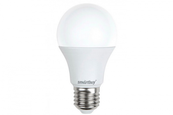 Лампа светодиодная шар A60 15W Е27 теплый свет Smartbuy 3К