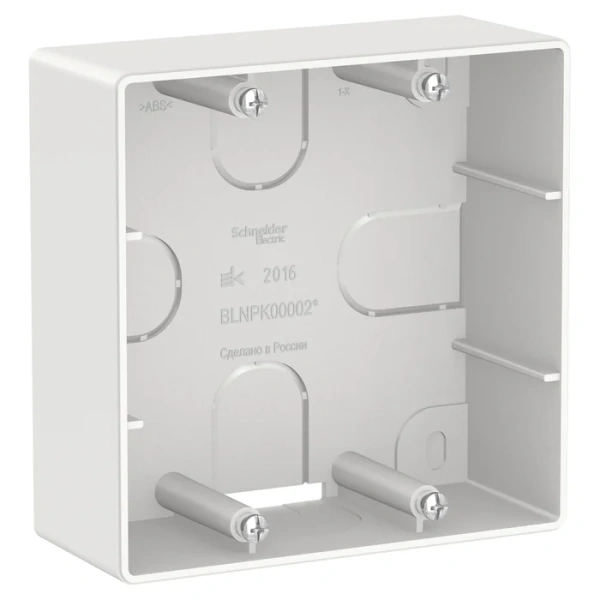 Коробка подъемная для разъема РШ/ВШ белая Blanca BLNRK000021