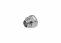 Переходник 1/2"внутр.-3/8"наруж. (15мм-10мм) с ребордой никель MasterProf (072031) купить в каталоге интернет магазина СМИТ с доставкой по Улан-Удэ