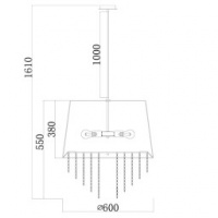 Люстра-подвес ESCADA 652/5S E27*60W White *** купить в каталоге интернет магазина СМИТ с доставкой по Улан-Удэ