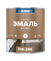 Эмаль ПФ-266  PROREMONTT 0,9 кг желто-коричневая (14)