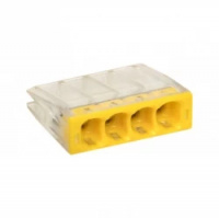 Клемма соединительная с пастой, 4 отв 0,5-2,5мм2