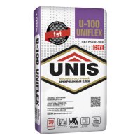 Клей для плитки UNIS PolymerGEL U-100 25кг  С2 ТE  (48)