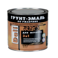 Эмаль Грунт 3 в 1 DALI серый графит RAL7024, 0,75л (6)