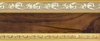 Карниз Ажур потолоч.3-х-рядный орех бежевый 3,4 м с пов.R