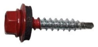 Саморез кровельный 4,8*50 RAL 3011 коричнево-красный