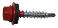 Саморез кровельный 4,8*35 RAL 3011 коричнево-красный