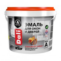 Эмаль для окон и дверей DALI база А 1кг