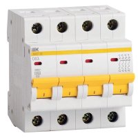 Выключатель-автомат IEK ВА 47-29 4P 63A 4,5кА хар-ка C