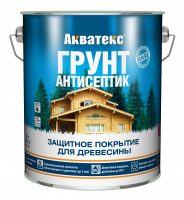 Антисептик грунт алкидный Акватекс, 0,8л б/ц (6)