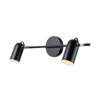 Светильник настенно-потолочный Escada 696/2A E14*40W Black/Chrome