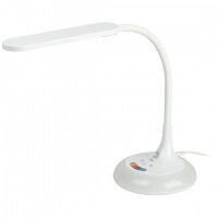 Светильник настольный с/д Эра NLED-481-10W-W с RGB ночником белый (Б0048591)