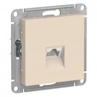 Розетка комп с/п 1гн Песочный AtlasDesign ATN001283 (5/20)