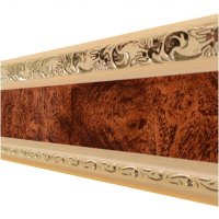 Карниз Ажур потолоч.3-х-рядный карельская береза 2,8 м с пов.R