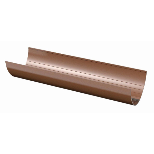 Желоб водосточный d 120,65мм коричневый (шоколад) 3м Дёке