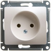 Розетка 1гн с/п б/з Перлам Glossa GSL000641(20/160) купить в каталоге интернет магазина СМИТ с доставкой по Улан-Удэ