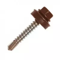 Саморез кровельный 4,8*29 RAL 8017 коричневый