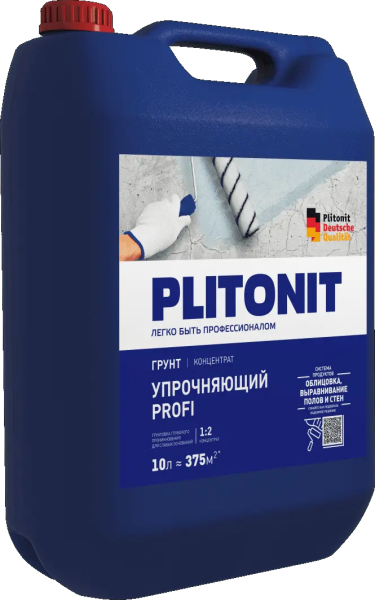 Грунт Plitonit Profi упрочняющий 10л концентрат