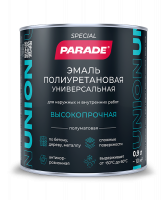 Эмаль полиуретановая PARADE UNION А п/мат 2,7л