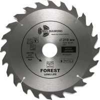 Диск по дереву 210*32/30 24 зуб Trio-Diamond 24Т (FLL817) Р