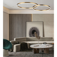 Люстра-подвес ECHO 6531/34L латунь LED 34W 3000-6000K 220V R купить в каталоге интернет магазина СМИТ с доставкой по Улан-Удэ