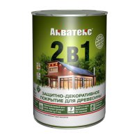 Антисептик лессирующий алкидный п/мат Акватекс 2в1 тик 9л 