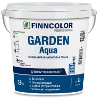 Эмаль FINNCOLOR GARDEN AQUA С 0,9 л п/мат.