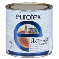 Лак яхтный алкидный полуматовый EUROTEX Premium, 0,75кг (6)