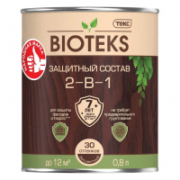 Антисептик лессирующий алкидный BIOTEKS бесцветный 0,8л купить в каталоге интернет магазина СМИТ с доставкой по Улан-Удэ