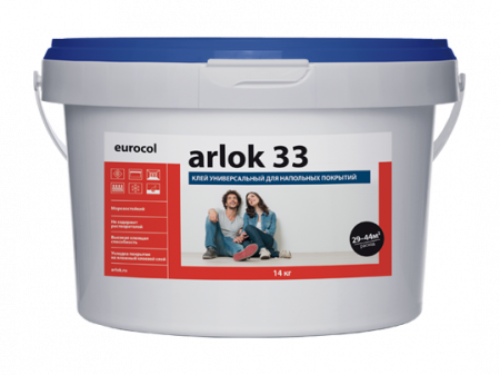 Клей для напольных покрытий Arlok 33 1,3кг (универсал)  купить в каталоге интернет магазина СМИТ с доставкой по Улан-Удэ