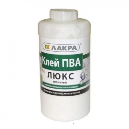 Клей ПВА Лакра Люкс мебельный 0,9кг (12) купить в каталоге интернет магазина СМИТ с доставкой по Улан-Удэ