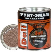 Эмаль Грунт молотковая DALI медная, 2л (3)