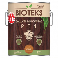Антисептик лессирующий алкидный BIOTEKS махагон 2,7л купить в каталоге интернет магазина СМИТ с доставкой по Улан-Удэ