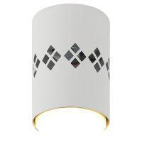 Спот OL10 Gx53 WH белый,подсветка 1W (Б0050269) ***