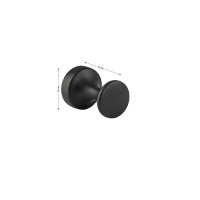 Крючок одинарный гвоздик, цвет ГРАФИТ GFmark 79117-GR