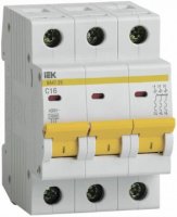 Выключатель-автомат IEK ВА 47-29 3P 16A 4,5кА хар-ка C