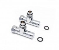 Вентиль запорный угловой 3/4"вн. - 1/2"нар.,г/ш для ПС ZZ4708 (пара)