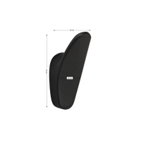 Крючок одинарный лодочка, цвет ГРАФИТ GFmark 79115-GR